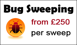 Bug Sweeping Cost in Loughborough